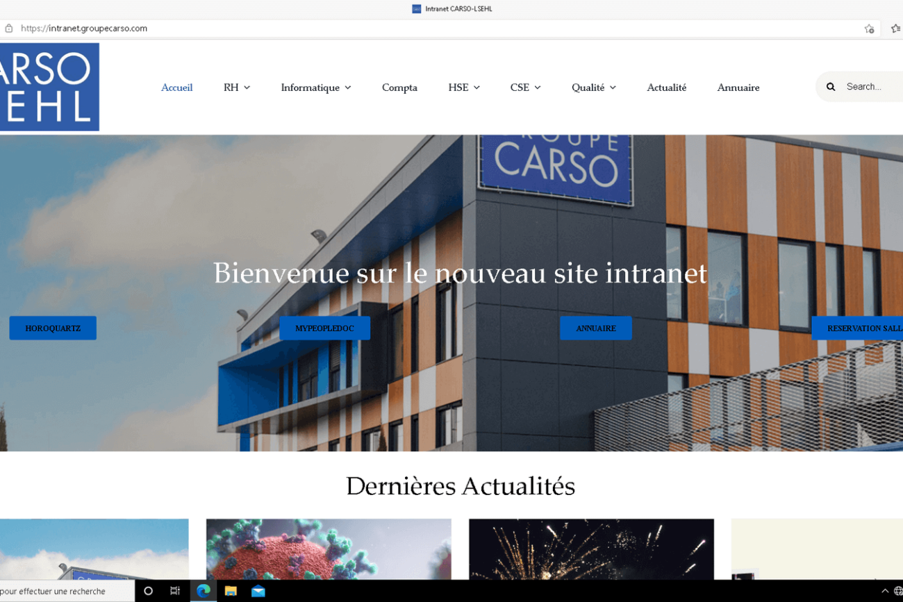 Création d'un intranet à Magescq